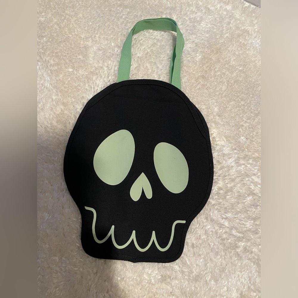 Skull Tote Book Bag Halloween Goth Punk Dark Academia Horror Monster